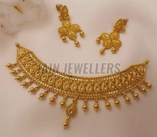 women pure gold necklace