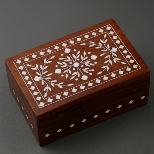Wooden Inlay Jewellery Box