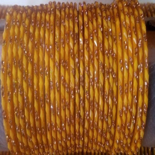Golden Glass Bangles