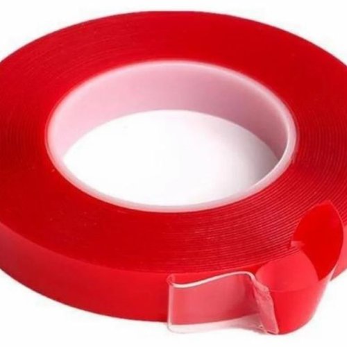 Double Sided Red Polyester Tape