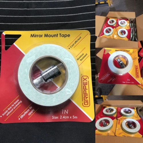 White Grippex Mirror Mounting Tape