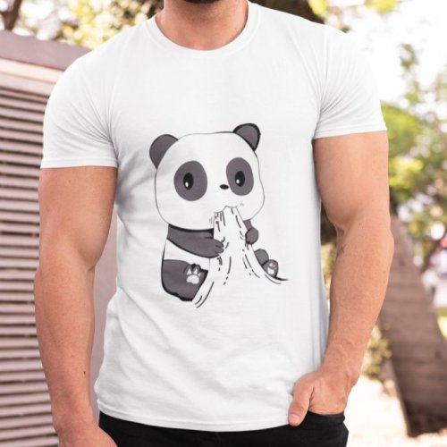 Mens Printed Cotton T Shirt