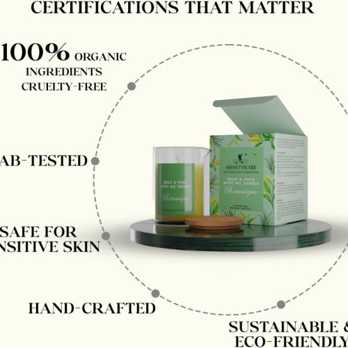 Botanique Melt Pour Body Oil Candle