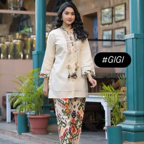 Ladies Fancy Cotton Cord Set