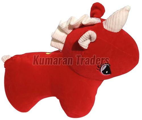 Red Unicorn Soft Toy