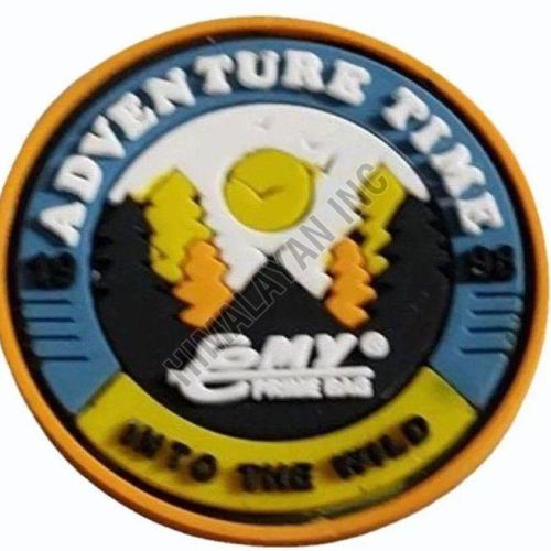 Silicone Round Logo Badge