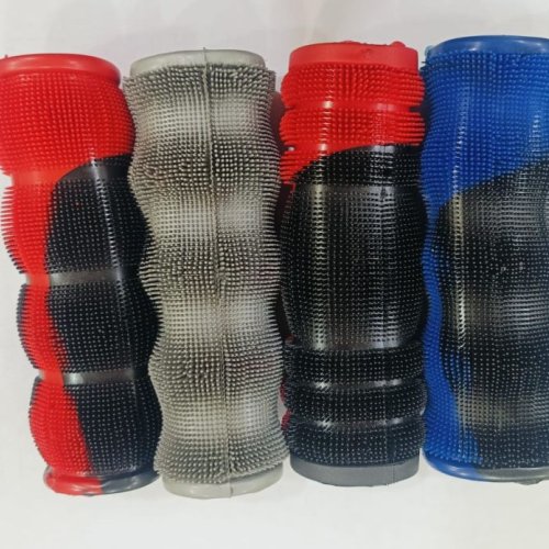 Multicolor Damru Bike Handle Grip Cover