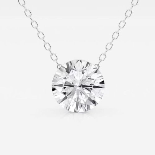 Round Classic Diamond Pendant
