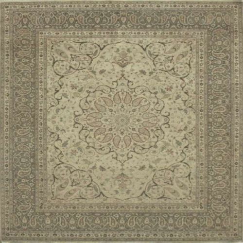 B 9 - A Designer Knotted Persian Wool Area Rug