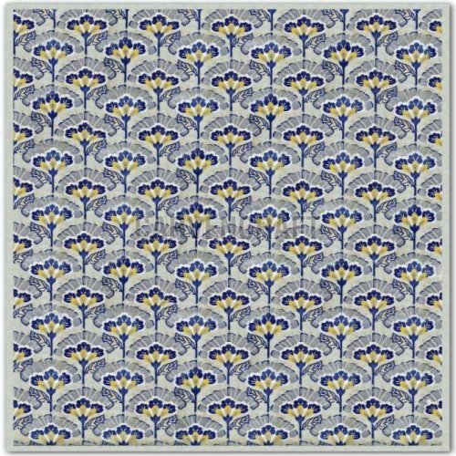 A2 Indo Tibetan Floral Print  Wool Rug