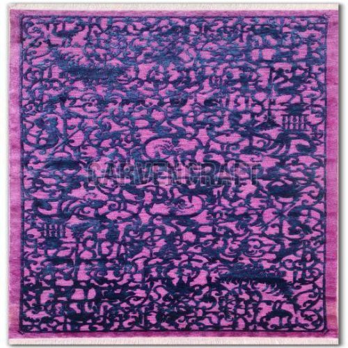 A2 Indo Tibetan Hand Embroidery Wool Rug