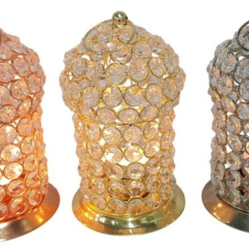 11 Inch Glass Iron Decorative Hanging Lanterns