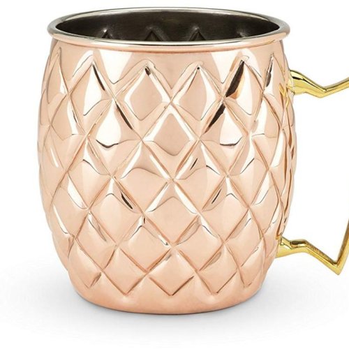 4.5 X 3.8 X 6.2 Inches Hammered Copper Mug