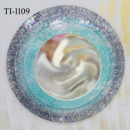 Round MDF Glass Mosaic Wall Mirrors