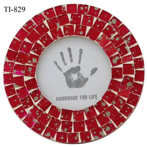 TI 829 Mosaic Glass Photo Frames