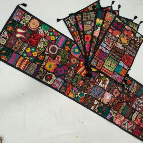 Embroidered Table Runner