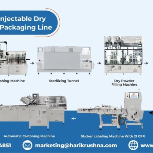 Dry Powder Vial Packaging Line