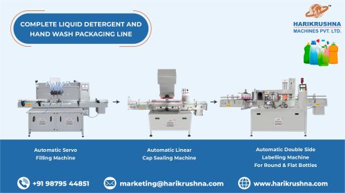 Liquid Detergent and Hand Wash Packaging Line