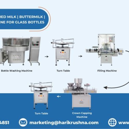 Milk Packaging Line for Glass Bottles