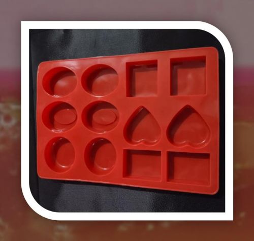 100 Gram Mix Silicon Soap Mould