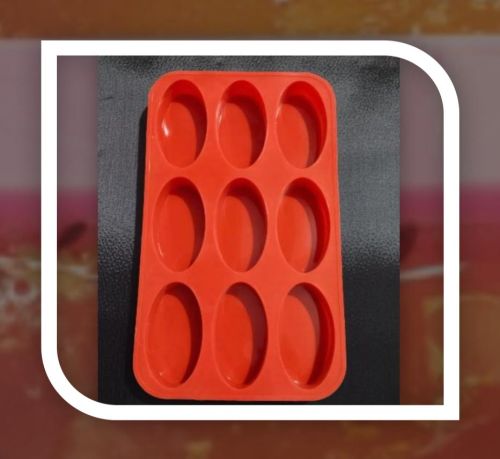 50 Gram Oval Silicon Soap Mould