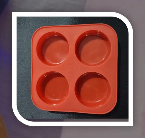 75 Gram Round Silicon Soap Mould