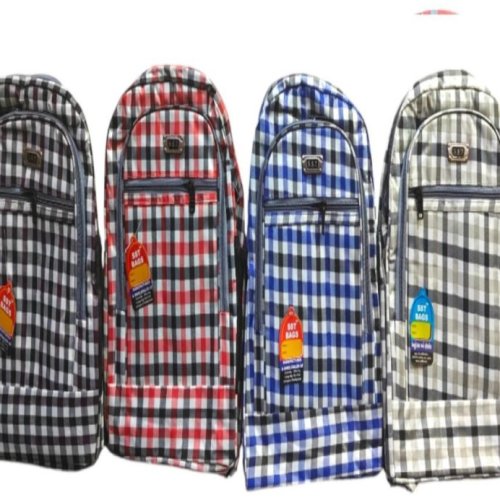 Fancy Checked Print School Bag