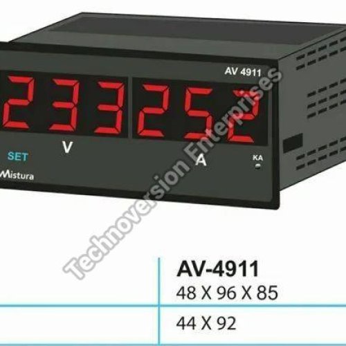 Combined 1 Phase Volt / AMP Meter