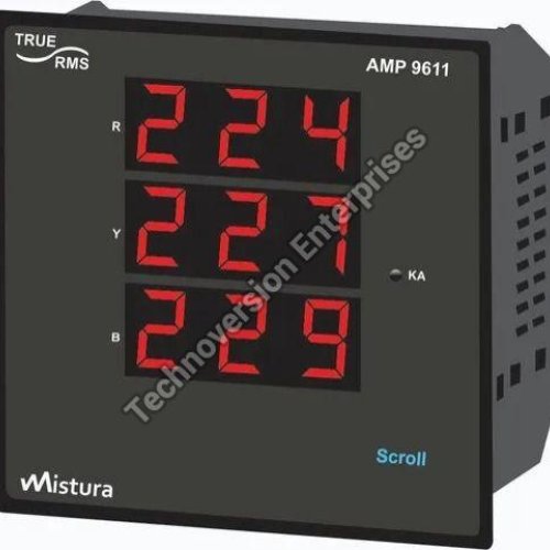 THREE PHASE AMPERE METER