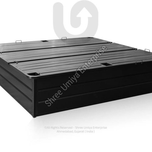 Semi Screwless Round Corner Queen Size Platform Bed