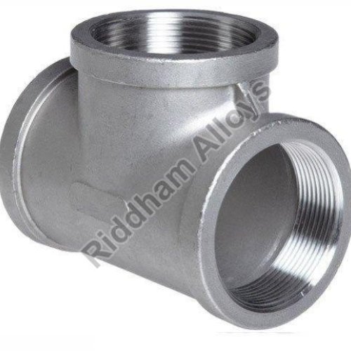 Stainless Steel Threaded Reducing Tee