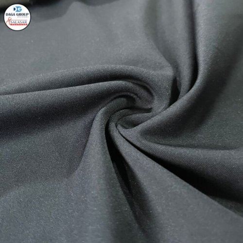 Aqua Blue 4-way Stretch Coated Knit Fabric