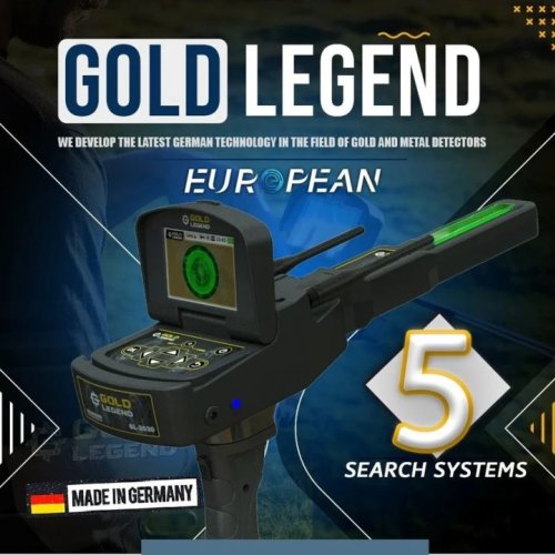 GER GROUND Sound Gold Legend Metal Detector