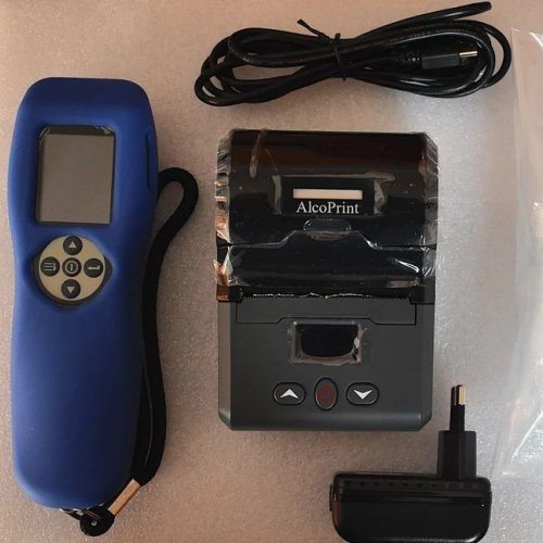 German Police Breath Analyzer With Wire Less Printer