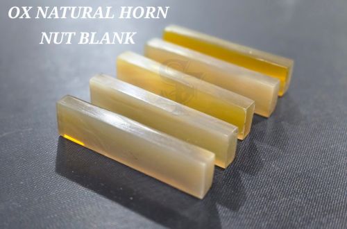 Ox Natural Horn Guitar Nut Blanks