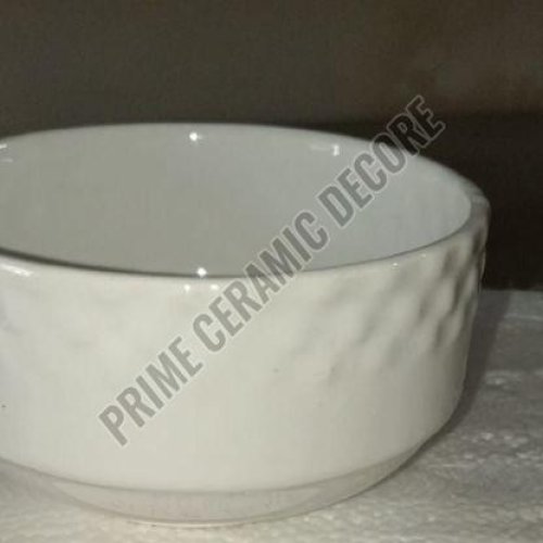 Diamond Ceramic Soup Bowl