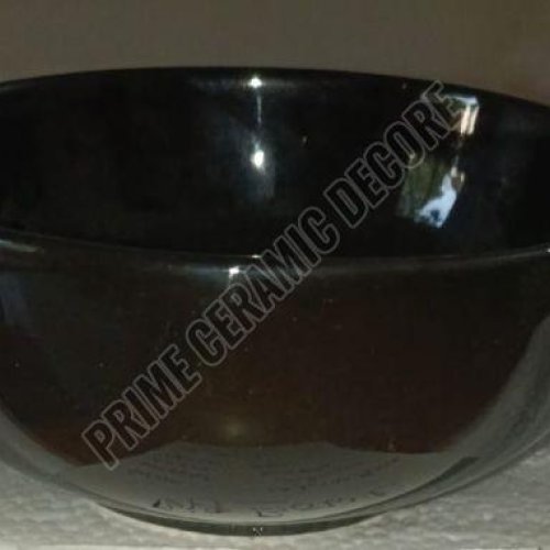 Black Ceramic Big Bowl