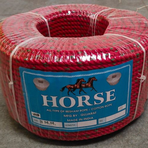 8mm Red Resham Rope
