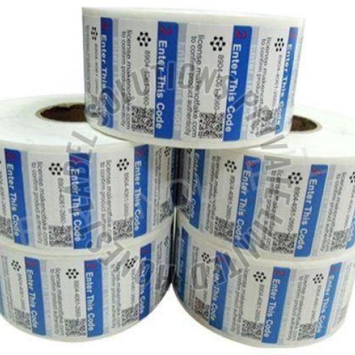 Colored Barcode Label