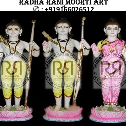 Marble Iskon Pattern RAM Darbar Moorti