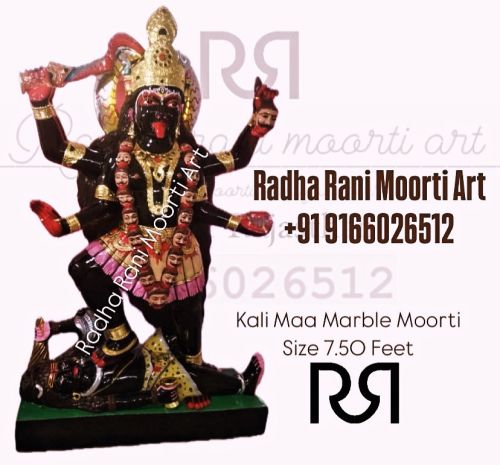 Multicolor Marble Kali Mata Statue