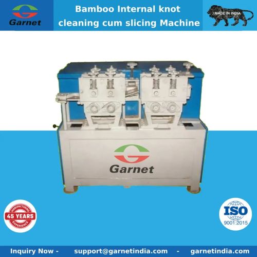Bamboo Inside Knot Remover Cum Silcer Machine