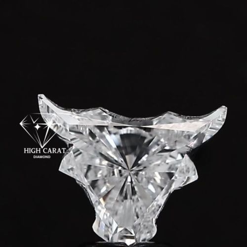 Antique Bull Shape White Colorless Loose Diamond