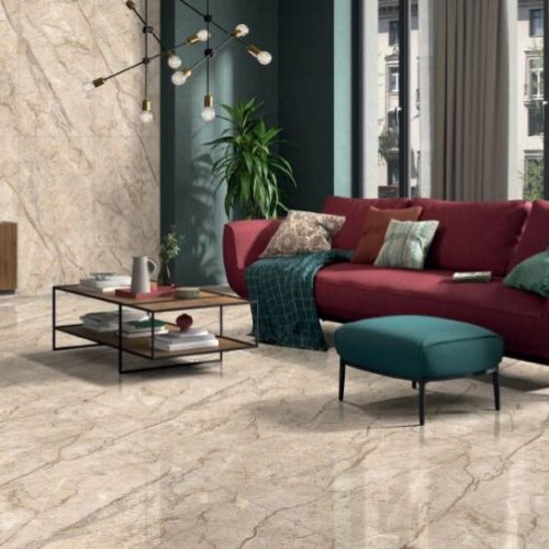 Coralito Beige Endless Glossy Vitrified Tiles