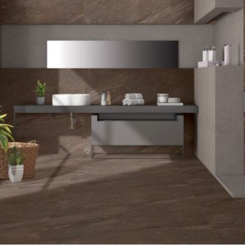 Luisa Coffee Matt Vitrified Tiles