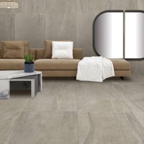 Settle Taupe Matt Vitrified Tiles