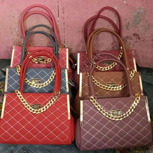 Rexine Trendy Ladies Hand Bags