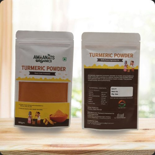 100gm Amaanats Organics Turmeric Powder