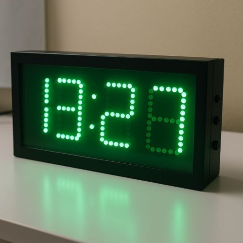 Digital Clock Green (12\
