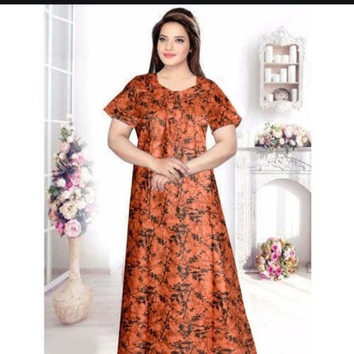 100% Pure Cotton Printed Nighty